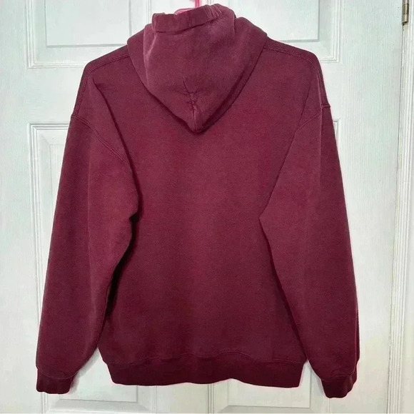 Gildan Hockey Mom Hoodie Burgundy Size Medium - Picture 16 of 16